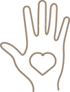 your_future_alt Future hand with heart icon