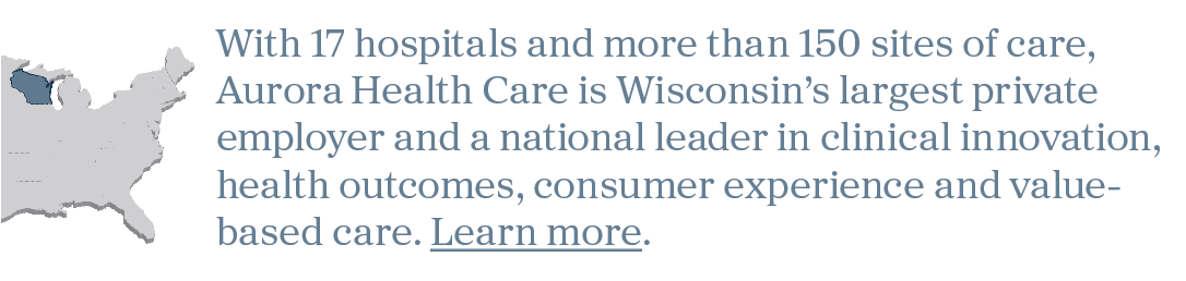 Wisconsin Aurora Health Care Metrics Image